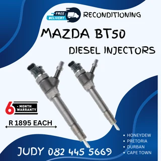 Mazda BT50 Diesel Injectors for sale on service exchange or to recon