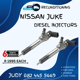 Nissan Juke Diesel Injectors for sale on service exchange or to recon