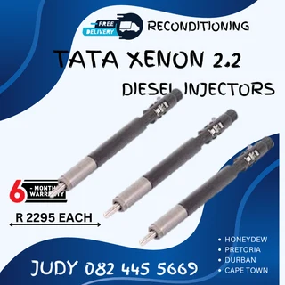Tata Xenon 2.2 Diesel Injectors for sale on service exchange or to recon