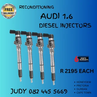 Audi 1.6 Diesel Injectors for sale on service exchange or to recon