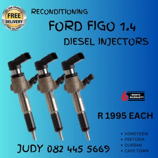 Ford Figo 1.4 Diesel Injectors for sale on service exchange or to recon