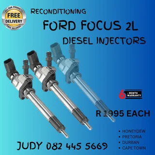 Ford Focus 2L Diesel Injectors for sale on service exchange or to recon