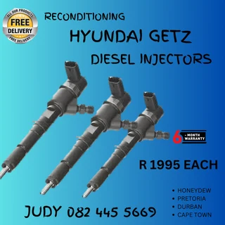 Hyundai Getz Diesel Injectors for sale on service exchange or to recon