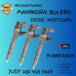 Mahindra Bolero Diesel Injectors for sale on service exchange or to recon