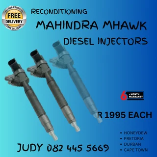 Mahindra Mhawk Diesel Injectors for sale on service exchange or to recon