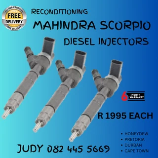 Mahindra Scorpio Diesel Injectors for sale on service exchange or to recon
