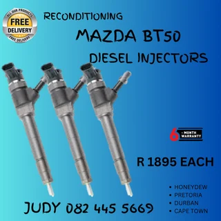 Mazda BT50 Diesel Injectors for sale on service exchange or to recon