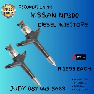Nissan NP300 Diesel Injectors for sale on service exchange or to recon
