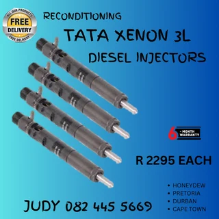 Tata Xenon 3L Diesel Injectors for sale on service exchange or to recon