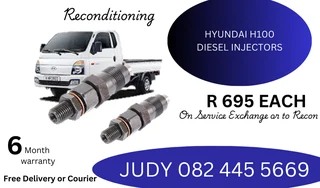 Hyundai H100 Diesel Injectors for sale on service exchange or to recon