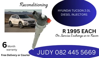 Hyundai Tucson 2L Diesel Injectors for sale on service exchange or to recon