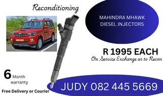 Mahindra Mhawk Diesel Injectors for sale on service exchange or to recon
