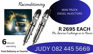 Man Truck Diesel Injectors for sale on service exchange or to recon