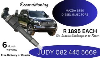 Mazda BT50 Diesel Injectors for sale on service exchange or to recon