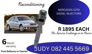 Mercedes C270 Diesel Ijectors for sale on service exchange or to recon