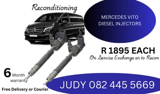 Mercedes Vito Diesel Injectors for sale on service exchange or to recon