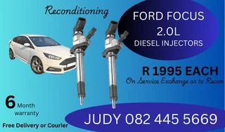 Ford Focus 2.0L Diesel Injectors for sale o service exchange or to recon
