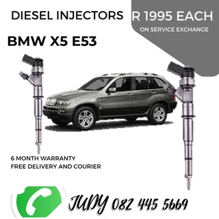 BMW X5 E53 Diesel Injectors for sale on service exchange or to recon