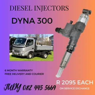 Dyna 300 Diesel Injectors for sale on service exchange or to recon