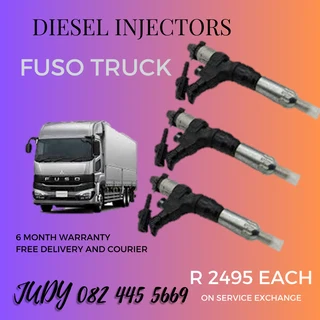 Fuso Truck Diesel Injectors for sale on service exchange or to recon