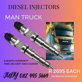 Man Truck Diesel Injectors for sale on service exchange or to recon