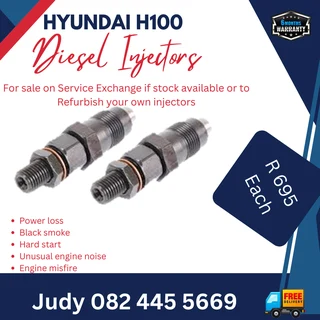Hyundai H100 Diesel Injectors for sale on service exchange or to recon