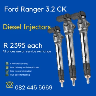 Ford Ranger 3.2 CK Diesel Injectors for sale