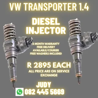 VW Transporter 1.4 Diesel Injectors for sale