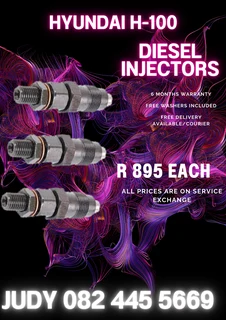 Hyundai H-100 Diesel Injectors for sale