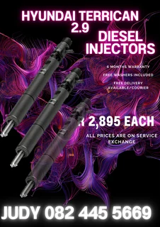 Hyundai Terrican 2.9 Diesel Injectors for sale