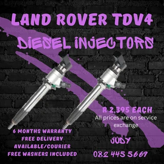 Land Rover TDV4 Diesel Injectors for sale