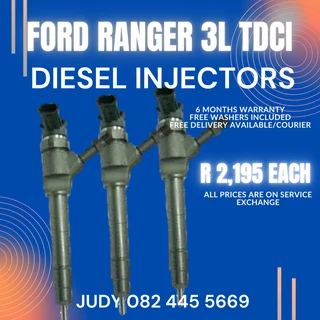 Ford Ranger 3L TDCI Diesel Injectors
