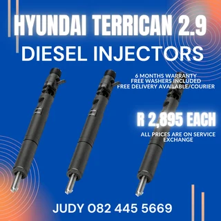 Hyundai Terrican 2.9 Diesel Injectors