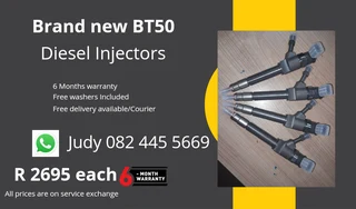 Brand new BT50 Diesel Injectors