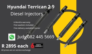 Hyundai Terrican 2.9 Diesel Injectors