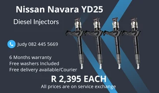 Nissan Navara YD25 Diesel Injectors