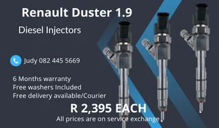 Renault Duster 1.9 Diesel Injectors