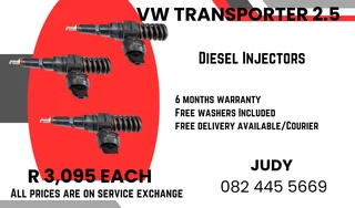 VW Transporter 2.5 Diesel Injectors