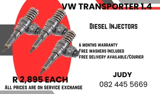 VW Transporter 1.4 Diesel Injectors