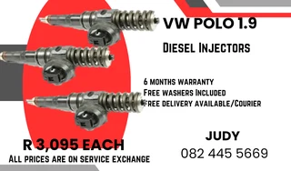 VW Polo 1.9 Diesel Injectors