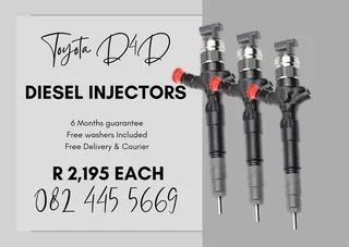 Toyota D4D Diesel Injectors for sale