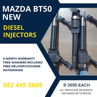 Mazda BT50 NEW Diesel Injectors for sale on service exchange