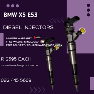 BMW X5 E53 Diesel Injectors for sale on service exchange or to recon