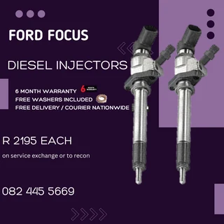 Ford Focus Diesel Injectors for sale on service exchange or to recon