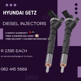 Hyundai Getz Diesel Injectors for sale on service exchange or to recon