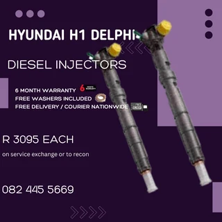 Hyundai H1 Diesel Injectors for sale on service exchange or to recon