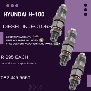 Hyundai H-100 Diesel Injectors for sale on service exchange or to recon