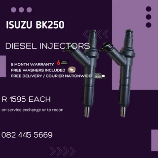 Isuzu BK250 Diesel Injectors for sale on service exchange or to recon