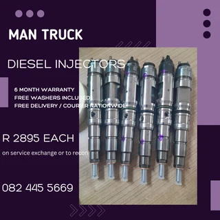 Man Truck Diesel Injectors for sale on service exchange or to recon