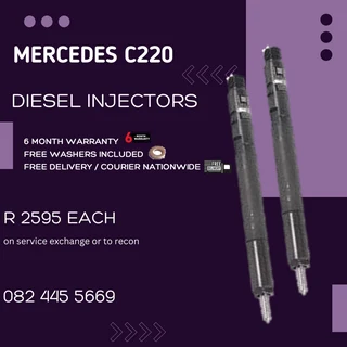 Mercedes C220 Diesel Injectors for sale on service exchange or to recon